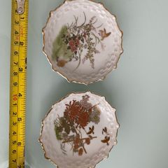 Two Antique Japanese Trinket Dishes