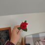 red rose long stem fake flowers bundle Image 4