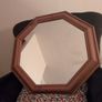 Mirror - Hexagonal wooden frame Image 3
