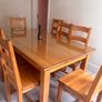 Kitchen table and chairs - solid wood Image 2