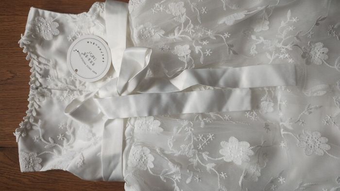 Baby Girl Christening Dress and Hat 6-months