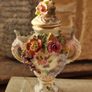 Minuture Dresden Rococo sent Urn Image 2