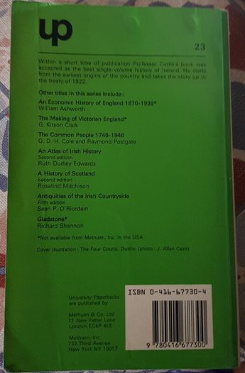 A History Of Ireland by Edmund Curtis