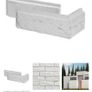 Boston White brick slips/stick on brick Image 3
