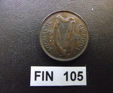 Irish Free State. 1933 Farthing. Fair condition!