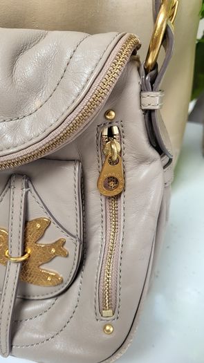 MARC JACOBS BIRDS Petal to the Metal leather crossbody bag - Rrp 495 (New)