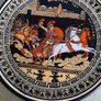 Set Of 2 Greek Hanging Plates. Image 3