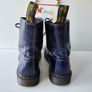 Dr Martens 1460 8 hole pascal purple ankle boots UK6.5 US8.5 EU40 Image 6