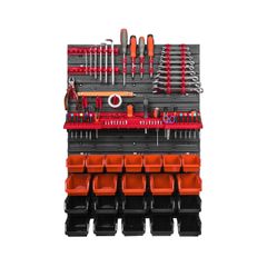 41pcs Storage Sets For Tools Parts Boxes Bins Hooks Pegboard