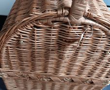 Vintage picnic basket