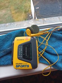 Vintage Sony Walkman Sports WM-AF59. Great condition. Very sturdy/robust.