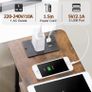 Bedside Table Set of 2 with Charging Station Image 4