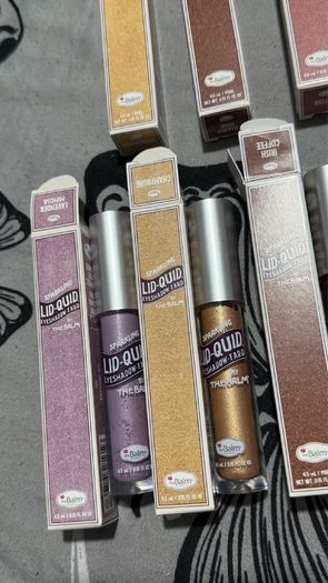 The balm new sparkling liquid eyeshadows