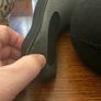 Travel  neck support pillow Reduced in black with a storage bag Image 6