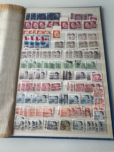 CANADA collection in stamp album