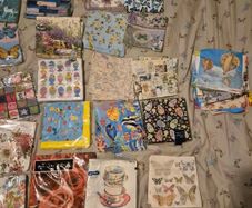 Decoupage napkins