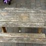 kids garden bench and table Image 2