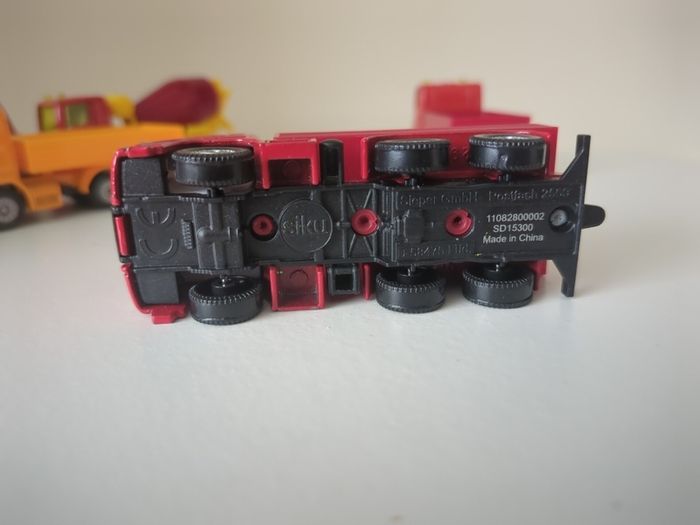 Set of 6 Vintage Siku Diecast Trucks