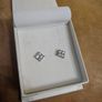 Rachel Ashwell + JJ Jewellery Sterling Silver, Cubic Zirconia earrings. Four pairs Image 4