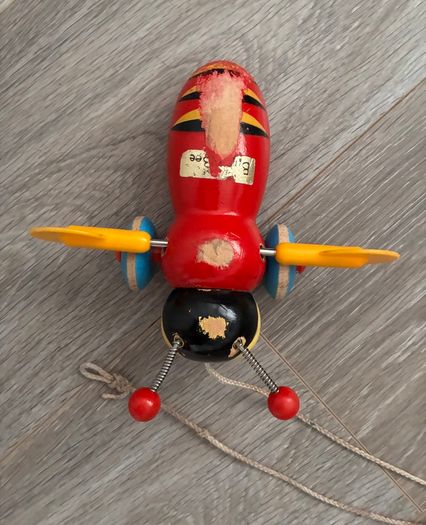 Vintage Wooden & Musical Toddler Toy Bundle - 4 Pieces