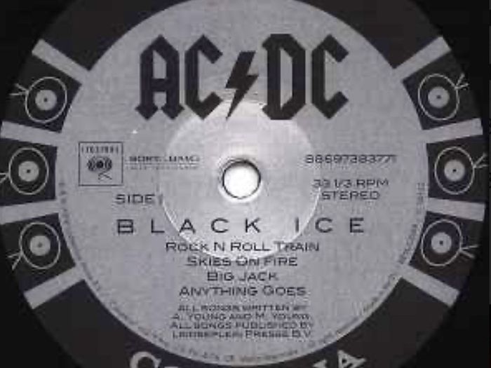 AC/DC BLACK ICE ORIGINAL 2008 collectors limited edition 180gr gatefold vinyl record in mint condition
