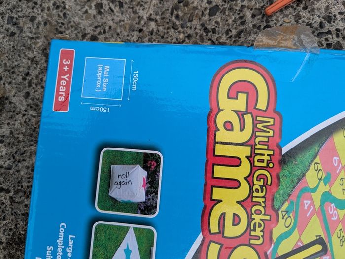 Giant Snakes & Ladders & Twisters Garden Game