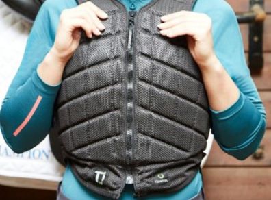 Champion Ti 22 Back Protector X Large child like NEW!