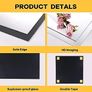 Full length mirror Tiles, 30cm x 30cm 4 Pack-Self Adhesive Real Glass Frameless Wall Mirrors for Home Decoration Image 6