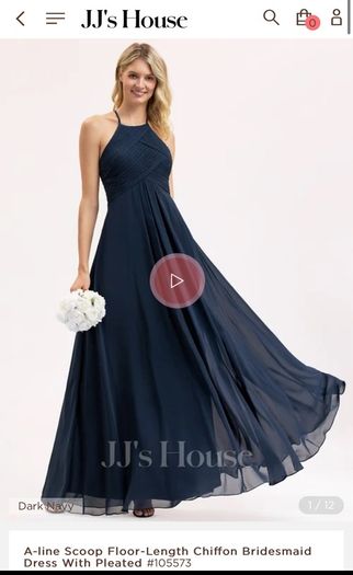 navy bridesmaid dress