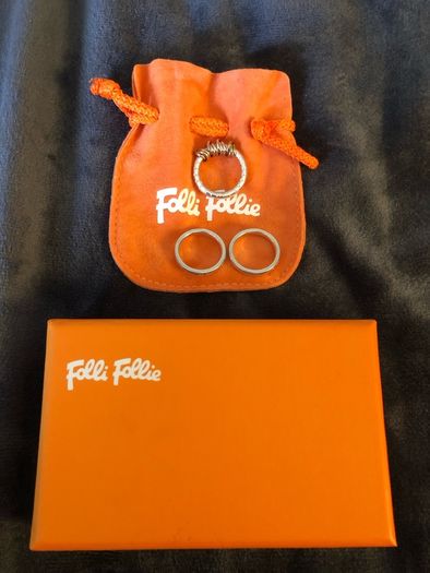Folli Follie 3 piece ring set