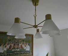 Brass Ceiling lights with bulbs