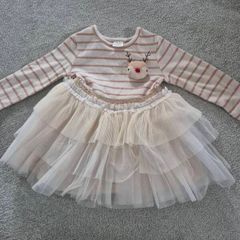 NEXT Baby Girls Christmas Dress, 6-9 months