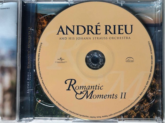 Andre Rieu [2018] Romantic Moments II (CD+DVD Album)