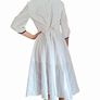 Vintage eyelet fit-and-flare handmade dress Image 3