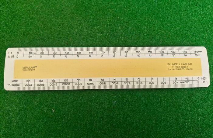 Leather Chartwell Field Case + Survey Book + metric Ruler