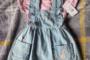 F&amp;F Soft Pinafore with Bodysuit - 3-6m