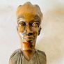 African wood carved bust Image 4