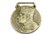 Vintage French Homage Medal To Commandant Guesnet