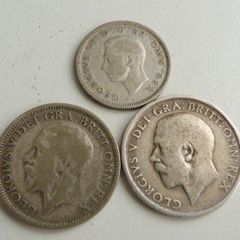 English silver coins