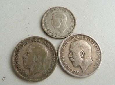 English silver coins