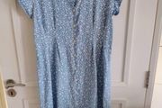 Ladies floral cotton button down dress UK size 14 in very good condition with no issues FREE STANDARD POSTAGE INCLUDED