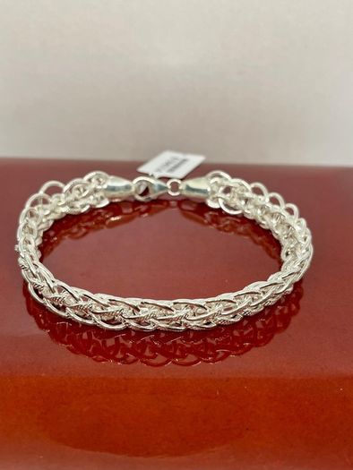 Sterling Silver Byzantine Bracelet