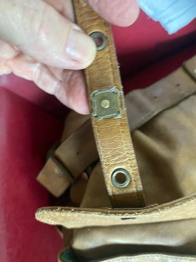 Cortefiel Leather Shoulder Bag