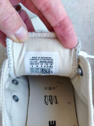 Converse AllStars Leather Size UK8
