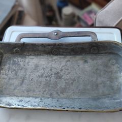 Antique French copper frying pan 18th century