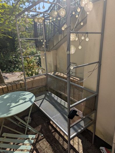 Garden bench metal