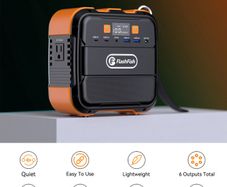 220V AC Outlet 120W Portable Power Station 98Wh 26400mAh Solar Generator Camping Outdoor Power Socket Battery