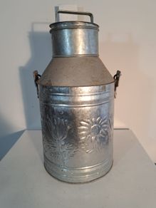 Tin Milk Churn