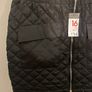 PENNEYS Primark Black Quilted Zip Down Skirt Size 16! Image 3