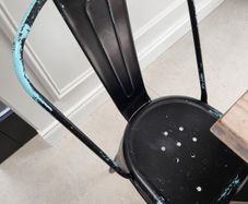 metal  bistro chairs